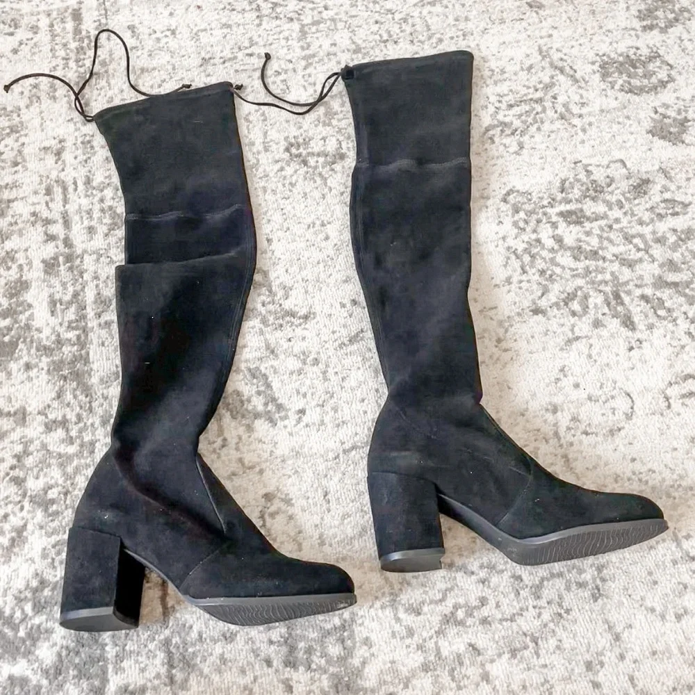 NWB Stuart Weitzman Tieland Suede Over-the-Knee Boot